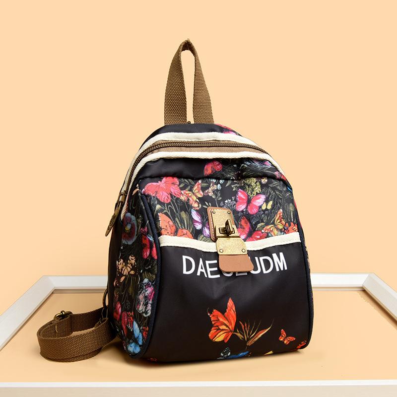 Schoolbag Large Capacity Travel Backpack 1011 New Versatile Fashion Travel Lightweight Oxford Cloth Women's Backpack