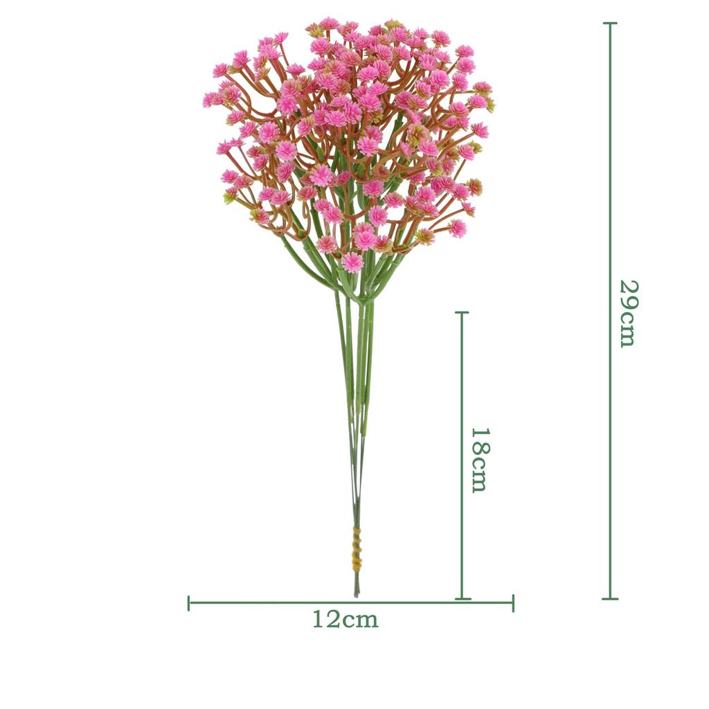 6pcs Simulation Flower Plastic Star Ornaments Simple And Generous Artificial Flower Wedding Furniture  Room Decoration