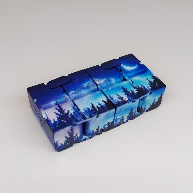 Starry Sky Christmas Magic Cube Children Adult Autism Anti Stress Relief Funny Hand Game  Fidgets Decompression Toys