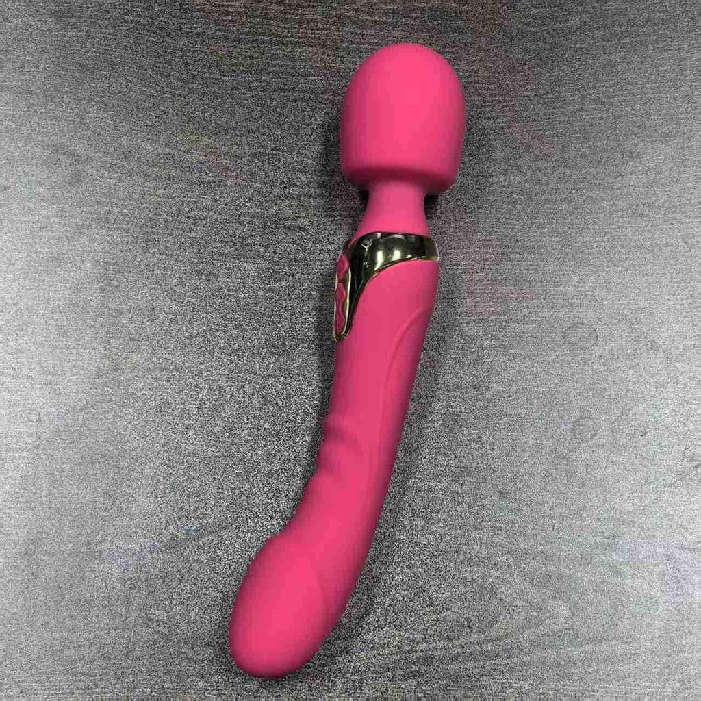 Doppelköpfiger vibrierender G-Punkt-Stab mit USB-Aufladung - Erotisches Erwachsenenspielzeug für Frauen.