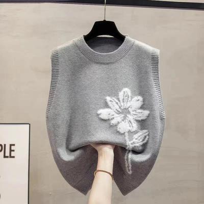 Sweater Vest for Women Autumn Winter Sleeveless Tops Knitted Vest