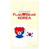 Mond Grafik Aufkleber Nationalflagge Bär Südkorea S FBS05