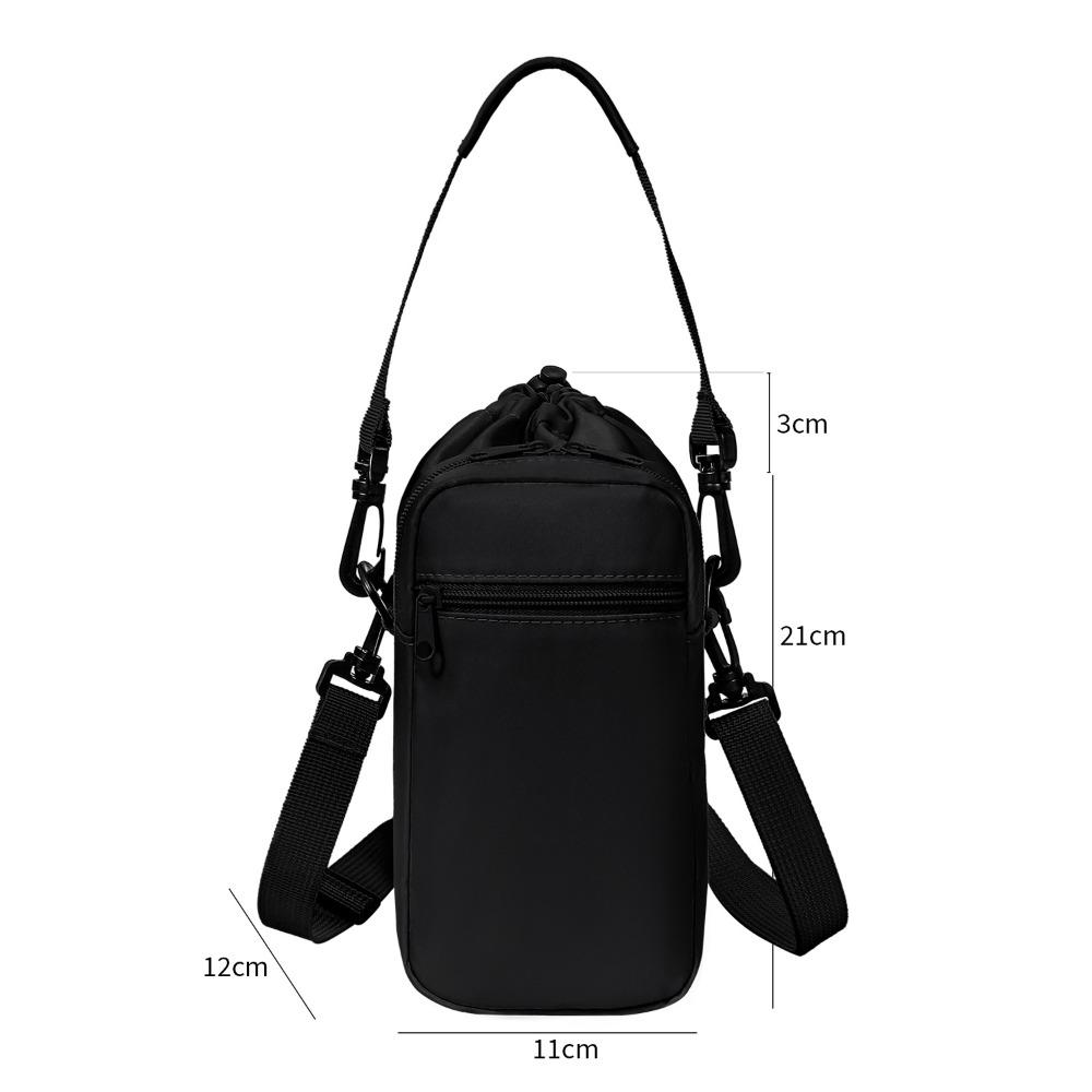 With Phone Pocket Water Cup Bags Handfree Vacuum Cup Bag New Water Bottle Holder Pouch  Unisex