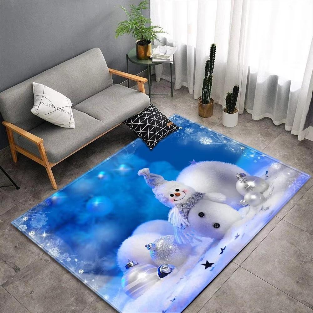 Christmas Red Truck Cardinals Carpet for Living Room Home Decor Sofa Table Large Area Rugs Bedroom Bedside Floor Mat