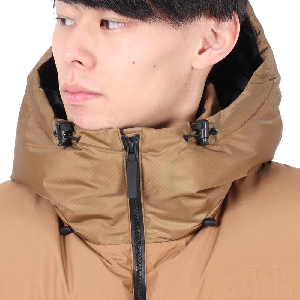 The North Face Windstopper Nuptse Hoody Down Utility Size L Jacket, Brown,