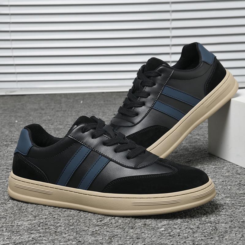 Fashion Fashion Men Genuine Leather Sneakers Anti Slip Comfortable Tenis Masculino Outdoor Skateboard Footwear Travel Sports Casual Shoe