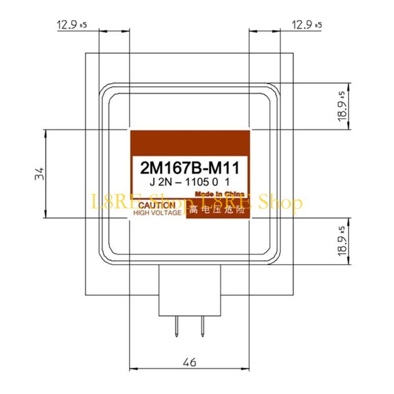 

L8RE 2M167B-M11 900W Microwave Oven Magnetron Solve Heat Dissipation Issues Accessory China Mainland