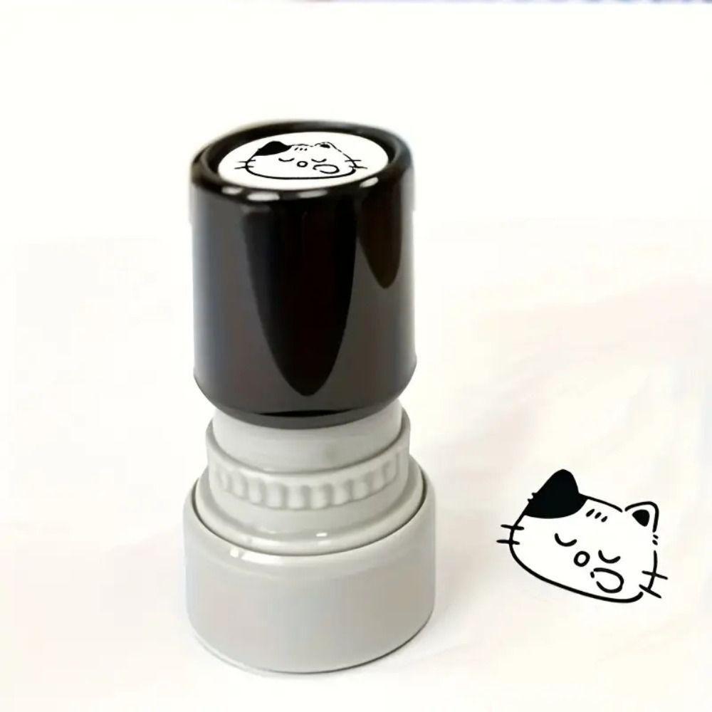 11Styles Black Cat Stamp Cat Designs Cartoon Stamps Durable Kitten Stamp Journal Decoration