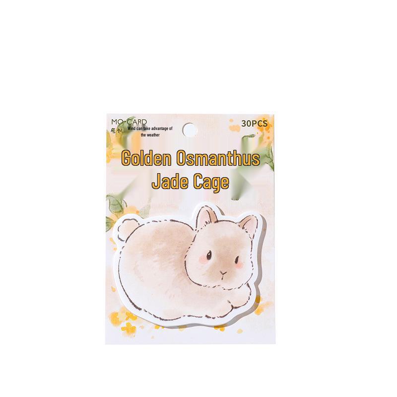 Momo Chinese-Style Cute Pet Stickers: Hand-Drawn Small Animal Wall & Diary Decorations
