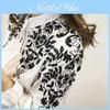 Premium Quality Female Women Long Sleeve Embroidery Blouse Shirt With Timeless Korean Flower Design