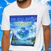 Frutiger Aero Shirt Retro Internet Tee, Y2K Webcore Cyber Ästhetik Grafik T-Shirt, Futuristisches Aqua Design Unisex Baumwoll-T-Shirt