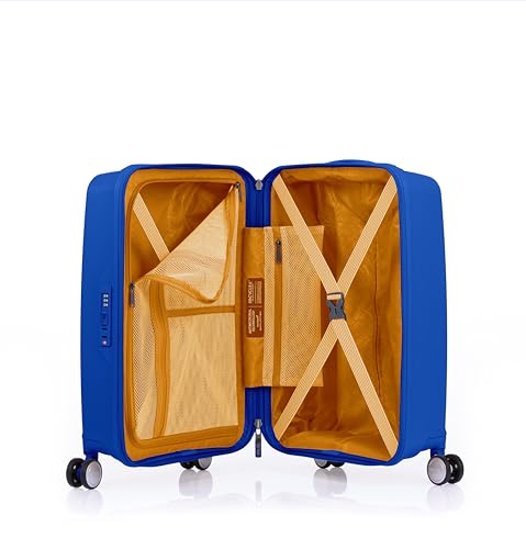 American Tourister Argyle Spinner 55/20 Suitcase, TSA Carry-On, Cobalt Blue, One Size