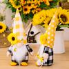 Plush Bee Lively No Face Elder Gnome Doll Decorative Plush Toy For Cheerful Ambiance