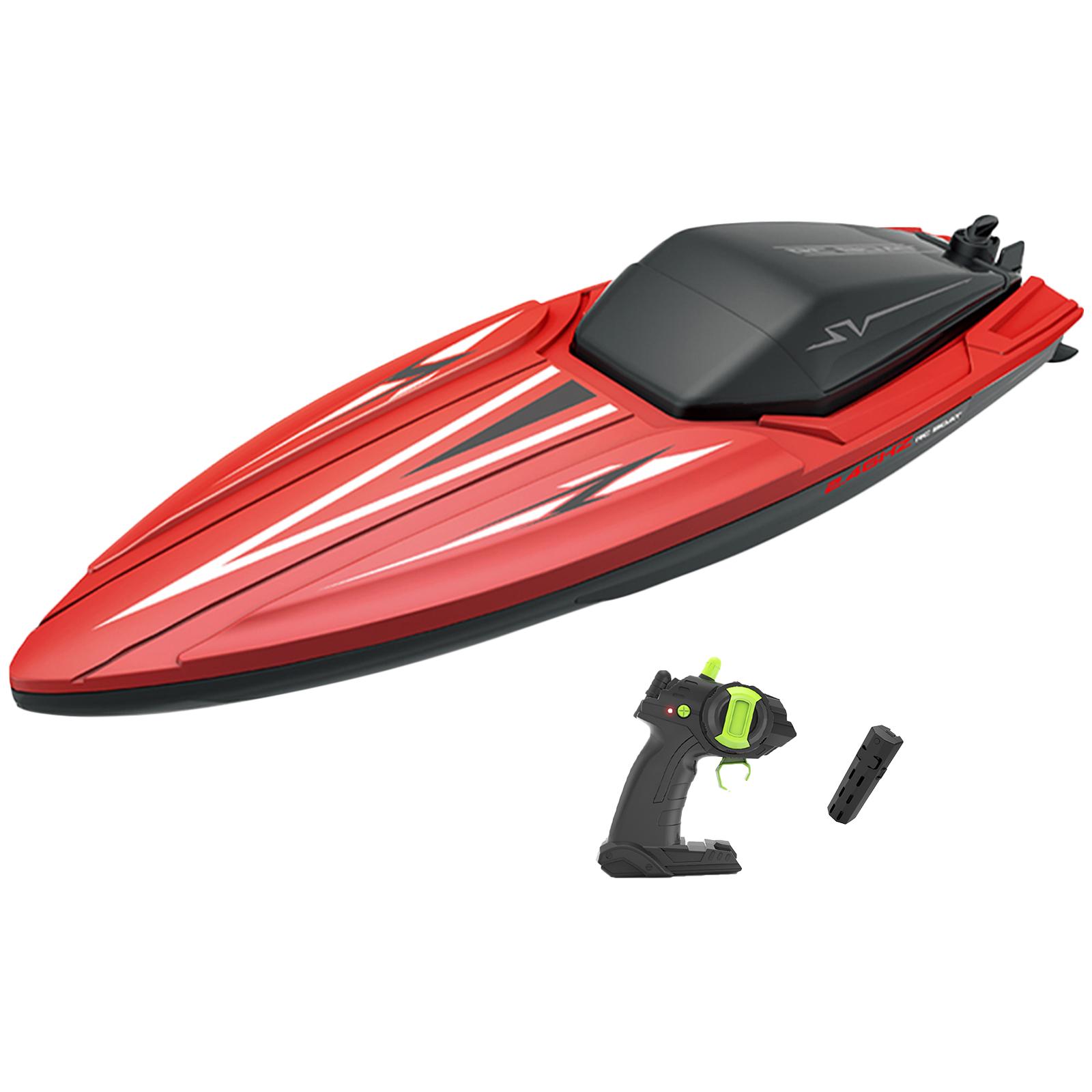 

Remote Control Boat High Speed RC Racing Boat Dual Motor Electric RC Racing Boat Toy for Kids and Adults Summer Water Toys червоний