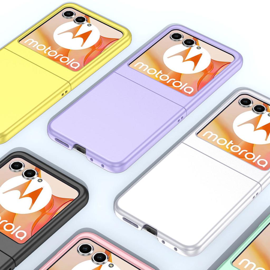 Für Motorola Razr 50 5G Hülle Ultradünne gummierte PC-Handyhülle