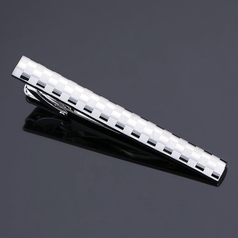 high-end Tie Clip Classic golden Clasp Pin for men's Accessories jewelry gifts