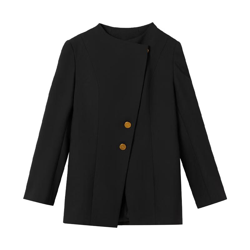 LANCY Women's 100% Wool Short Jacket