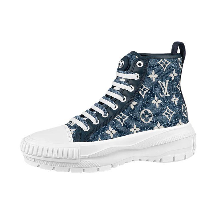 LOUIS VUITTON Squad Boot Monogram Denim