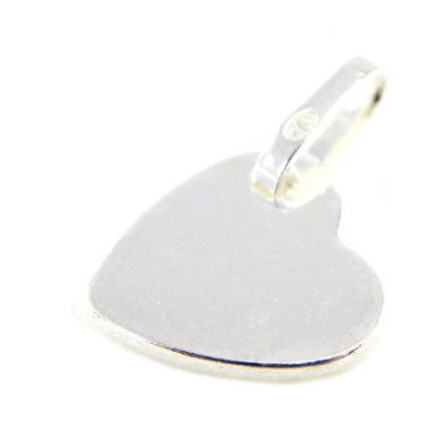 [B9894] - Silver 'Mini Heart' Pendant To Engrave