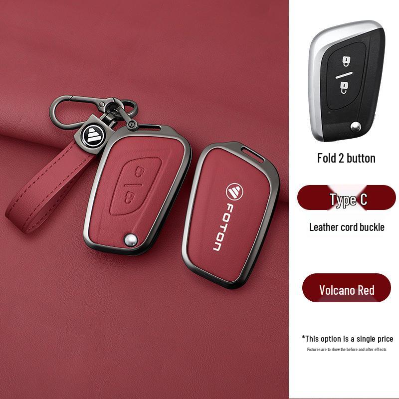 Compatible Foton Model C Leather Key Holder