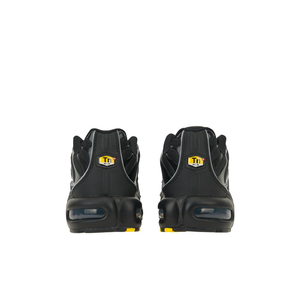 Nike Air Max Plus Black Reflective Unisex Sneakers Metallic-Silver Tour-Yellow HV8066-002