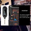 Wireless Guitar System Rechargeable Guitar Transmitter Receiver Set UHF Adjustable Volume for 6.35mm and 3.5mm Guitar