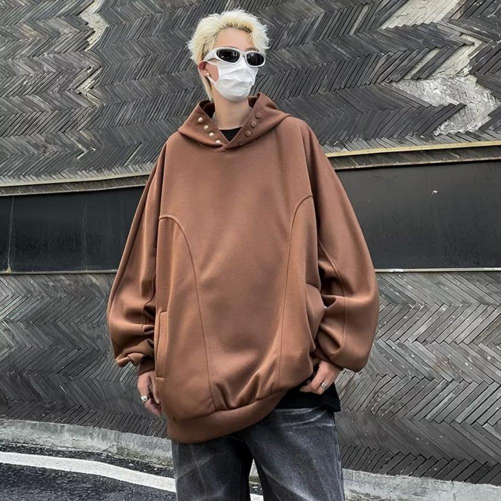 Breasted sweater men's spring, autumn and winter, new, top high street hooded jacket trendy brand