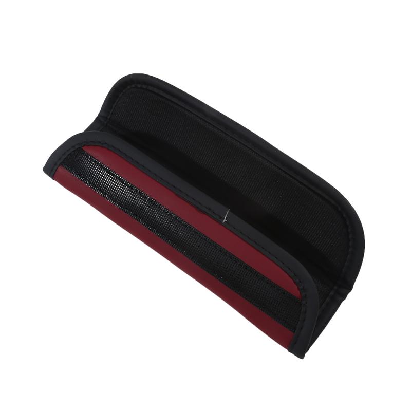 Car Seat Belt PU Leather Shoulder Cover Decompression Comfort Car Accessories Safety Belt Protective Cover