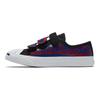 Converse Jack Purcell Velcro Low Top Kids Skate Shoes Kids Sneaker Black Red 366489C