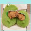 Adorable Cartoon Crocodile Plush Toy Cute Capybara Stuffed Animal Pillow Gift