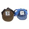 Dog Baseball Cap Adjustable Dog Outdoor Sun Protections Hat Breathable Caps with Ear Holes for Small To Large Dogs