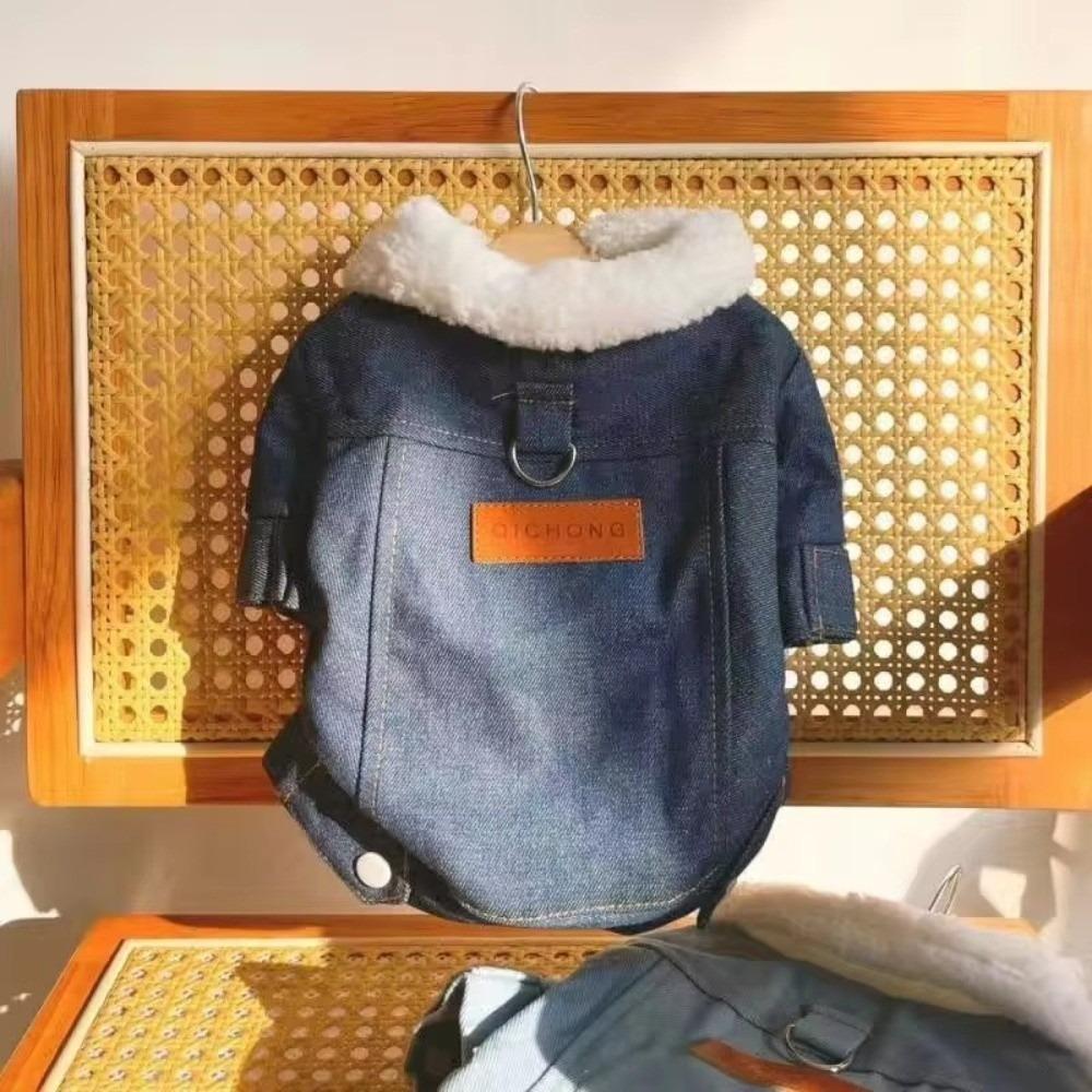 Winter Dog Hiking Jacket Plush Lining Dog Vest Coat Fashion Pet Clothes for Small Medium Dog