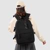 Nylon Backpack Commuter Student Schoolbag Outdoor Solid Color Backpack