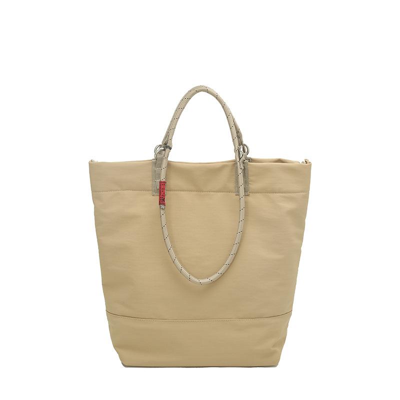 

Outdoor Sports Shoulder Bag, Women s New Style, Colorful Rope Design, Large Capacity Tote Bag, Waterproof Nylon Cloth Backpack хакі