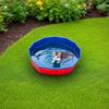1pcs PVC Pet Bathing Tub Portable and Storable Basin Foldable Pet Swimming Pool Suitable for Cleaning Cats and Dogs