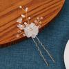 Handmade Crystal Ice Flower Bridal Hairpins