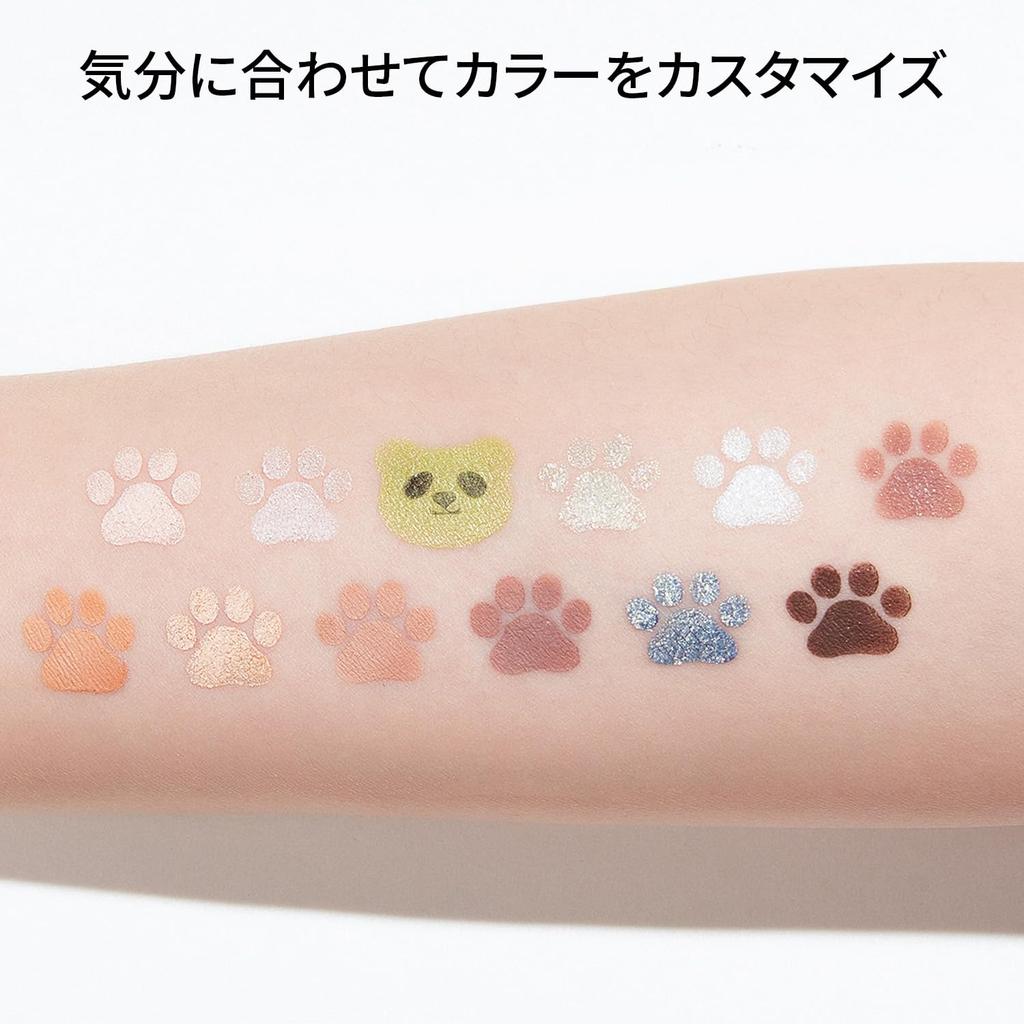 PERFECT DIARY Animal Eyeshadow Palette x 12 (1.2g colors) (Panda Green)