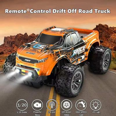 Nuova Auto da Corsa Radiocomandata 2.4G Motore ad Alta Velocità Fuoristrada 20 Km/h Drift Racing Veicolo Fuoristrada con Luci LED Regalo per Bambini