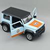 1/32 Suzuki Jimny Modified Car Model Die-Cast Gulf Co-branded Off-Road Vehicle Toys Children Boy Gift Collection Miniature