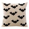 Halloween Cover 4545 Cm, Embroidered Pumpkin Decorative Cushion Cover, Single-Sided Throw Case for Couch Bedroom