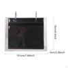 Acrylic L Shape Photo Display Stand with 17 Sheet Folders for Wallet Images