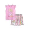 European Style Rainbow Unicorn Print Girls' Summer Shorts and Vest Set