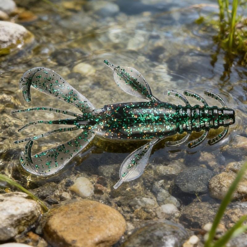 Soft Baits Crawfish Lures Artificial Fishing Baits Lure 10cm 10g Shrimp Swimbait Fishing Tackle 4pcs