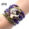 Unisex Bracelet Demon Slayer Multilayer Jewelry Cartoon Braided Bracelet