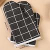 2pcs Oven Gloves Kitchen Baking Gloves Cotton Insulated Gloves Practical Microwave Oven Gloves