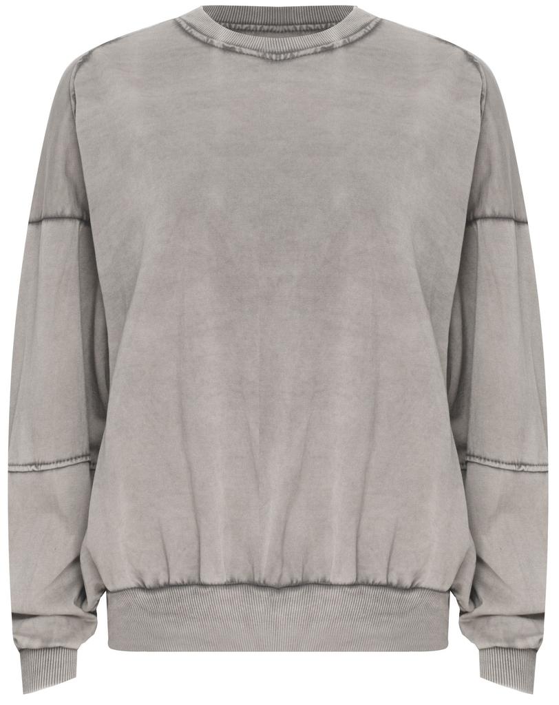 Fashion - Women' Sweatshirt - Id8889 Light Gray One Size