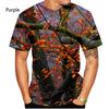 Men Hunting Camouflage T-Shirt Summer Short Sleeve 3D Print Streetwear Luxury Casual Top Clothes