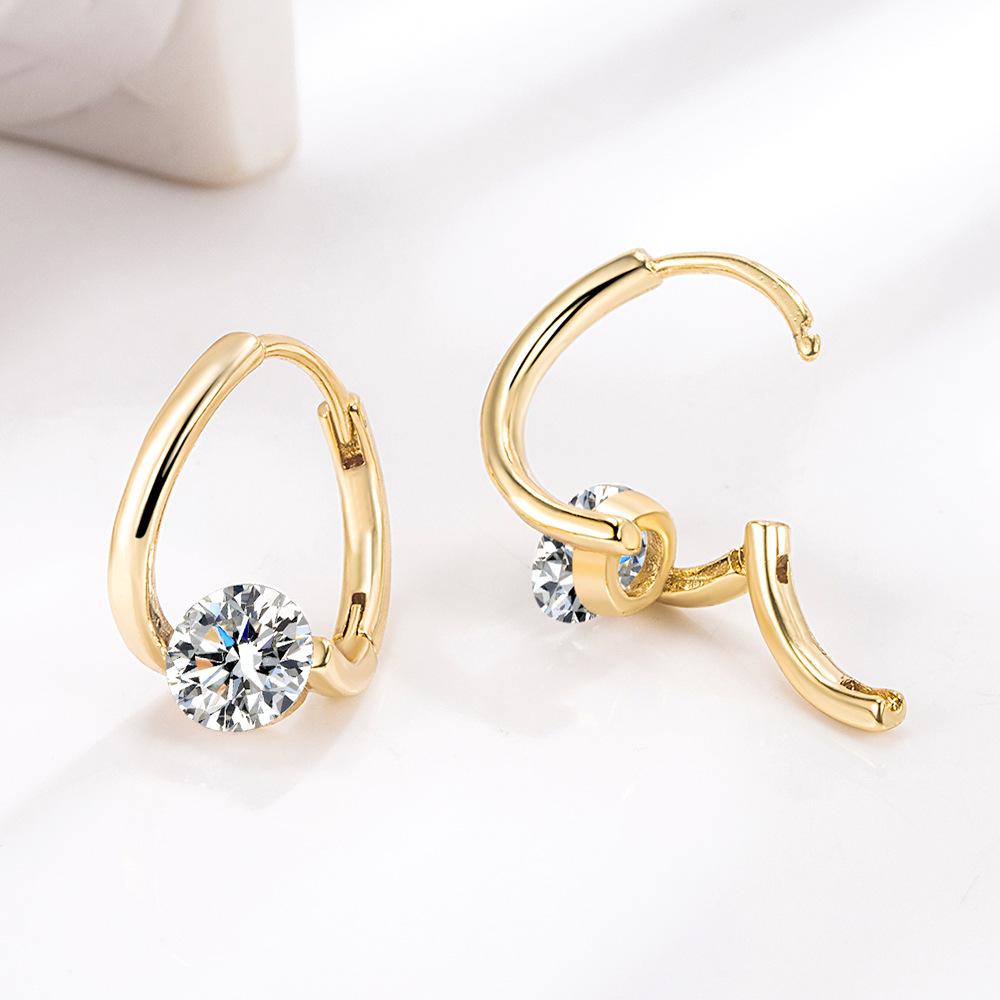 Irregular Temperament, High-end Sense of Explosion, Fashionable Light Luxury Earrings Women's Jewelry