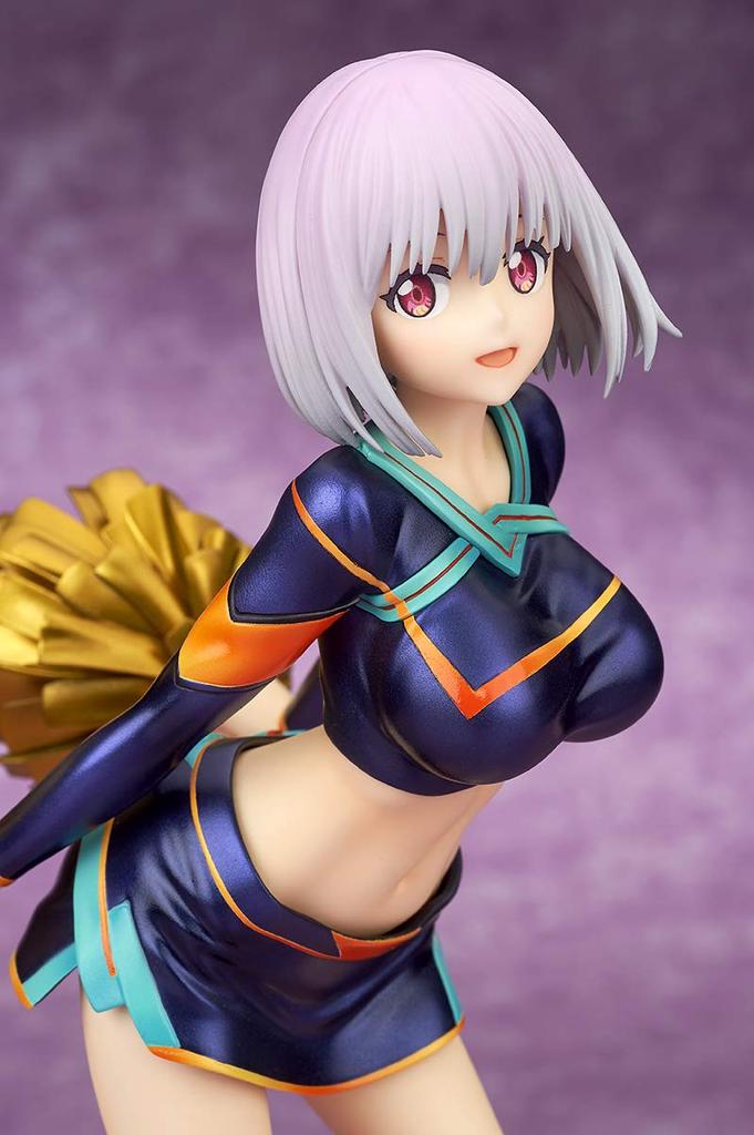 Q Shinjo Akane Cheerleader Style Scale PVC Painted Finished Figure Q's SSSS.GRIDMAN 1/7