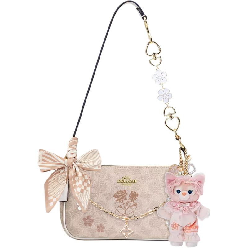 

COACH shoulder bag [Customized bag] Nolita 19 Princess style literary classic fashion versatile artificial Sweet Dreams Basic Pack (bag + dust bag) коричневий